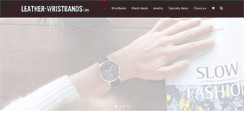 Desktop Screenshot of leather-wristbands.com